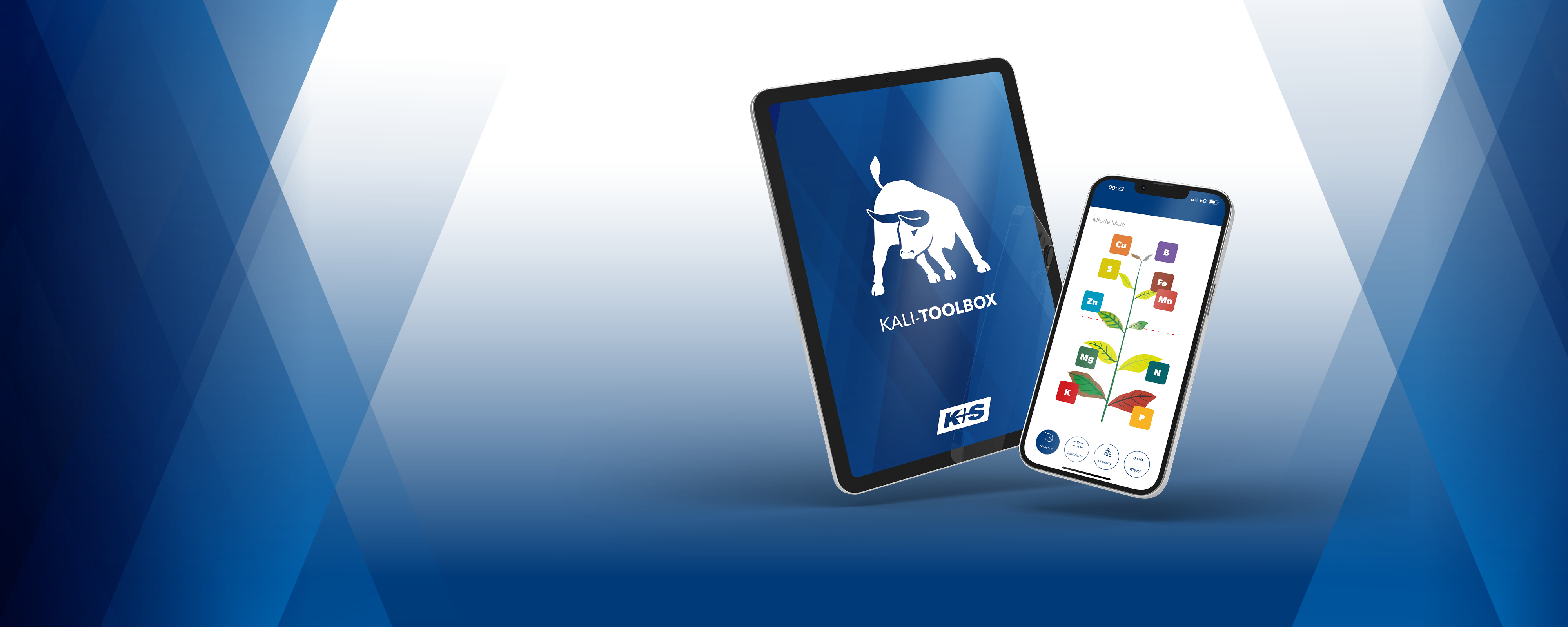 Przykładowe ekrany aplikacji KALI-TOOLBOX na smartfonie i tablecie 
