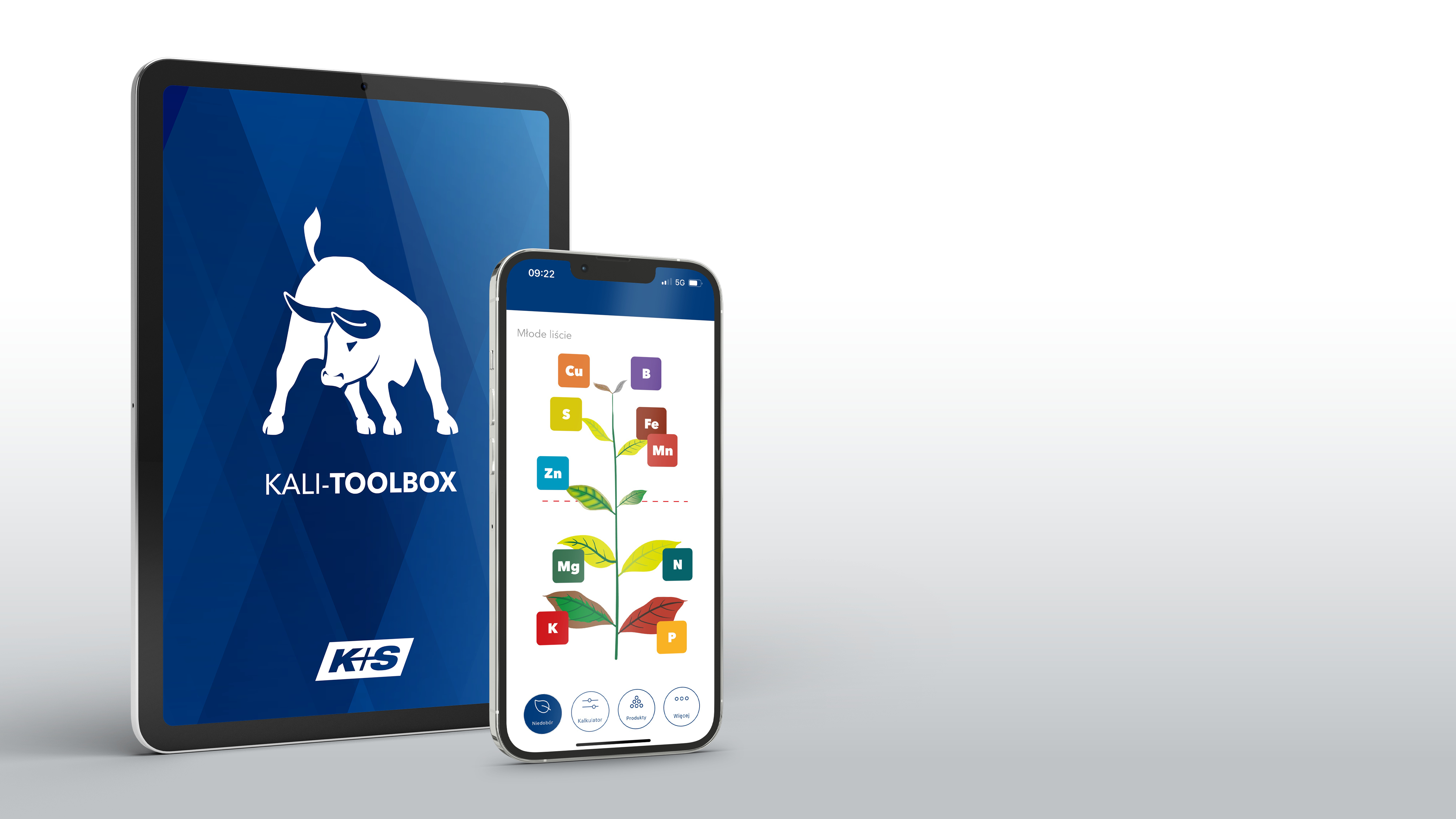 Przykładowe ekrany aplikacji KALI-TOOLBOX na smartfonie i tablecie 