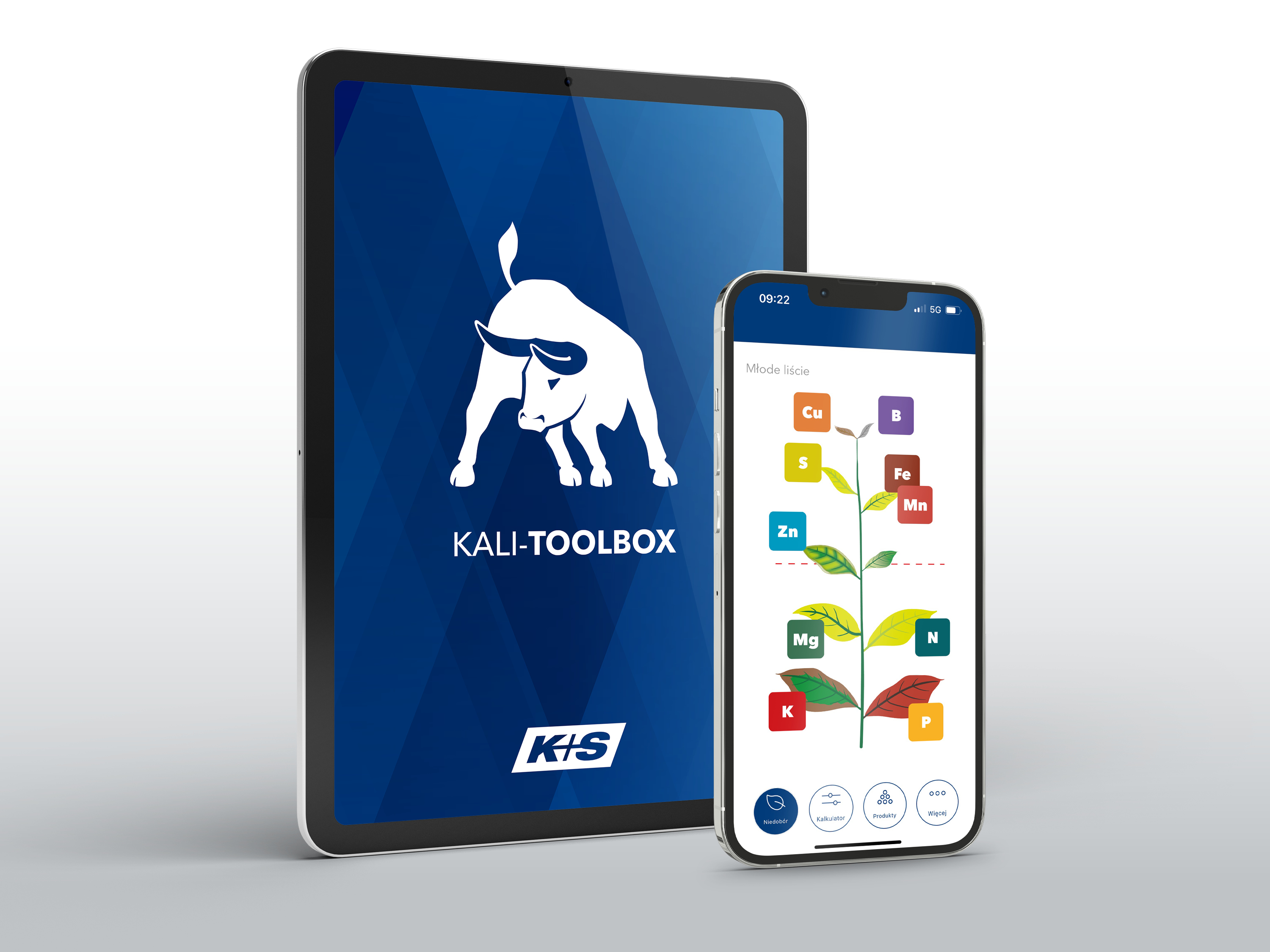 Przykładowe ekrany aplikacji KALI-TOOLBOX na smartfonie i tablecie 